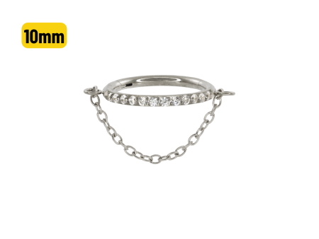 SEGMENTO CLICKER TITÂNIO LATERAL CRAVEJADA C CORRENTE – 10MM