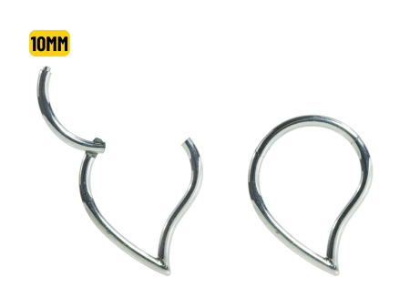 SEGMENTO CLICKER TITÂNIO V CURVADO – 10MM