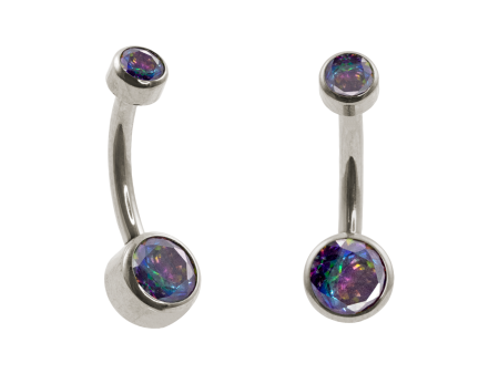 BANANA BELL TITÂNIO R/I FLAT C/ ZIRCÔNIA – BOREAL ROXO