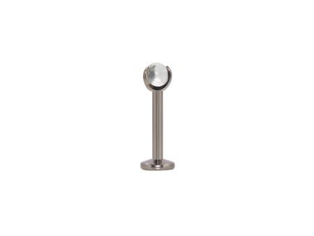 LABRET TITÂNIO R/I QUARTZO CRISTAL – 1.2 X 8 X 3MM