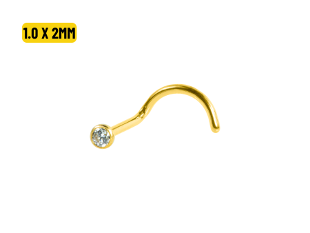 NOSTRIL TITÂNIO PVD GOLD – 1.0 X 2MM
