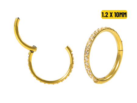 SEGMENTO CLICKER TITÂNIO PVD C/ ZIRCÔNIA – 1.2 X10MM