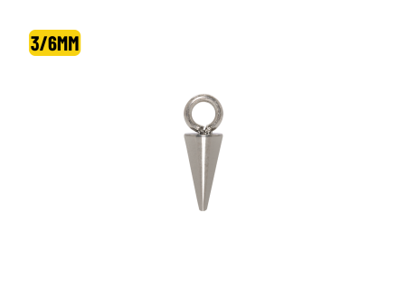 PINGENTE AVULSO TITÂNIO SPIKE – 3/6MM