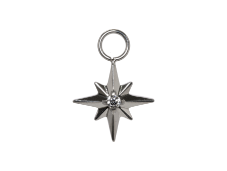 PINGENTE AVULSO TITÂNIO ESTRELA C/ ZIRCÔNIA – 6/6MM