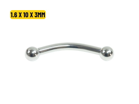 MICRO CURVO AÇO – 1.6 X 10 X 3MM