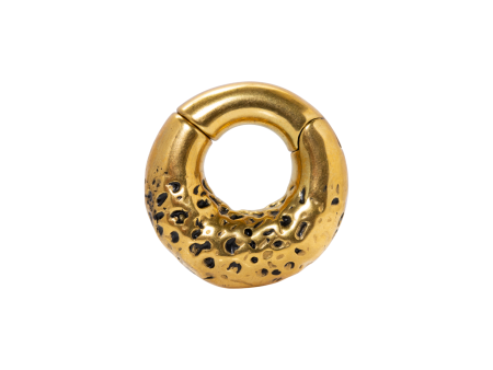 PÊNDULO MARTELADO PVD GOLD MAGNÉTICO – 8MM