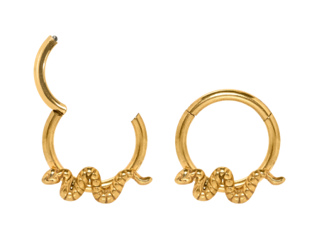 SEGMENTO CLICKER PVD GOLD COBRA – 8MM