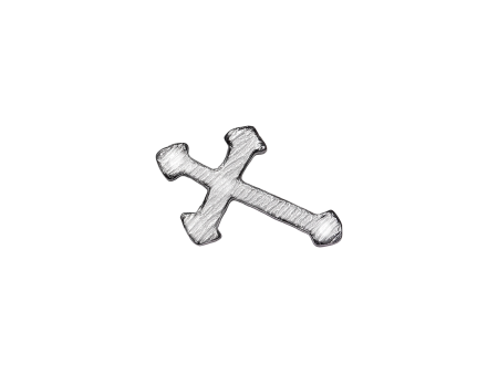 TOPO MICRODERMAL PRATA 950 – CRUZ
