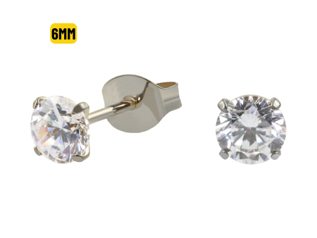 PAR BRINCO TITÂNIO C/ ZIRCÔNIA – 6MM