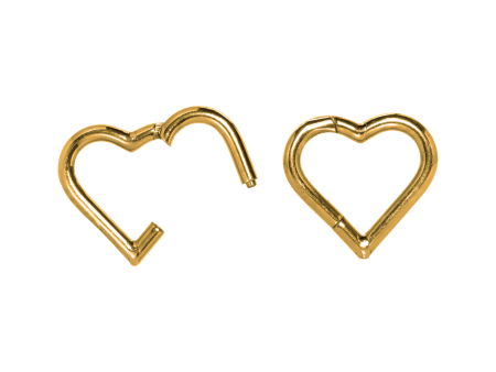 HEART CLICKER AÇO PVD – 1.0 X 10MM