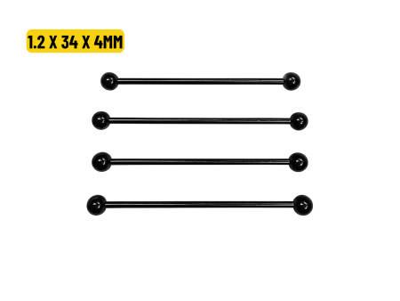 TRANSVERSAL PVD BLACK – 1.2 X 34 X 4MM