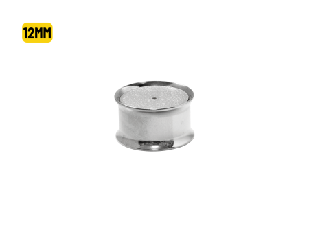 ALARGADOR PLUG AÇO C/ FURO P/ BRINCO – 12MM