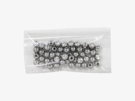BOLINHA AVULSA AÇO C/ STRASS – 1.2 X 3MM (PCT C/ 50)